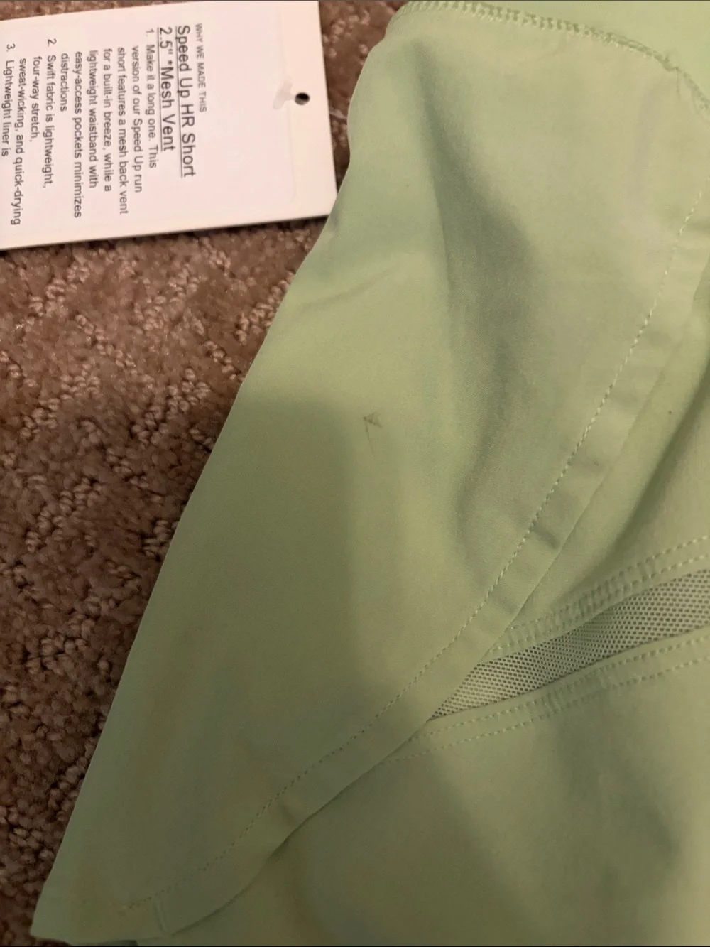 Lululemon speed up HR short with mesh vent - Picture 5 of 5